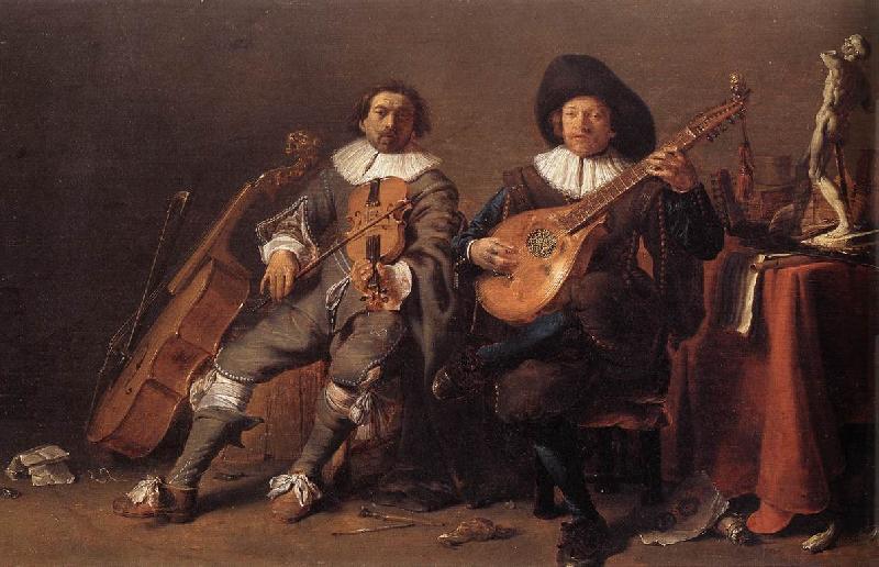 SAFTLEVEN, Cornelis The Duet af oil painting picture